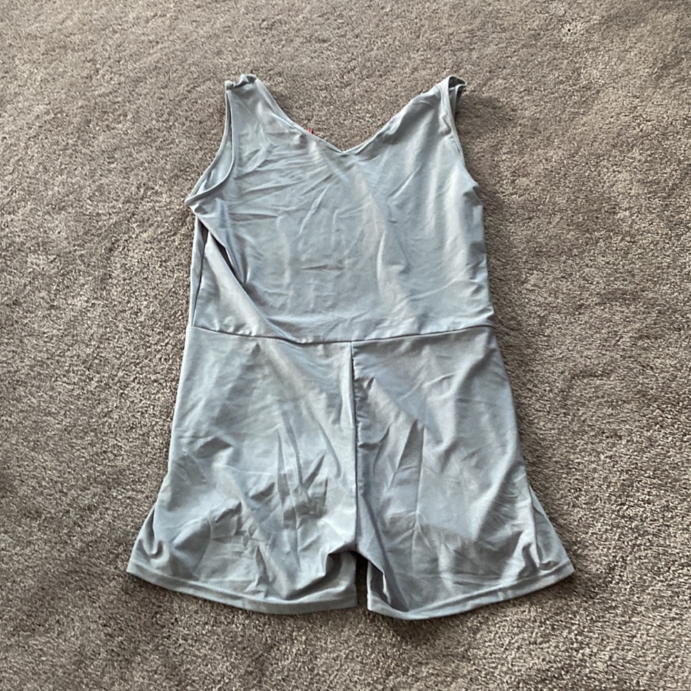 AQ Sport Gray Romper SIZE 1X - Picture 4 of 5